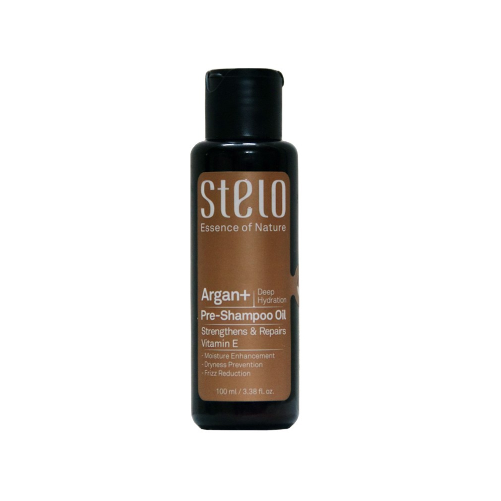 روغن مو استلو  مدل آرگان طرح Deep Hydration حجم 100 میلی لیتر روغن مو طلایی