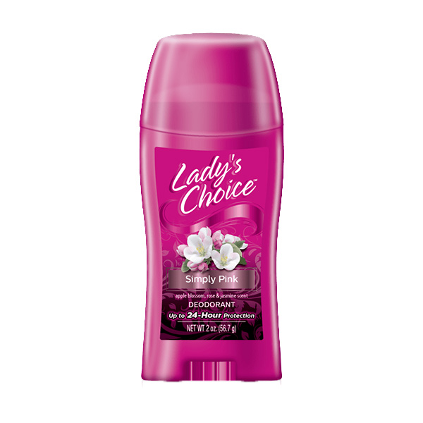 استیک ضد تعریق زنانه لیدی چویس مدل Simply Pink وزن 56.7 گرم استیک ضد تعریق طلایی