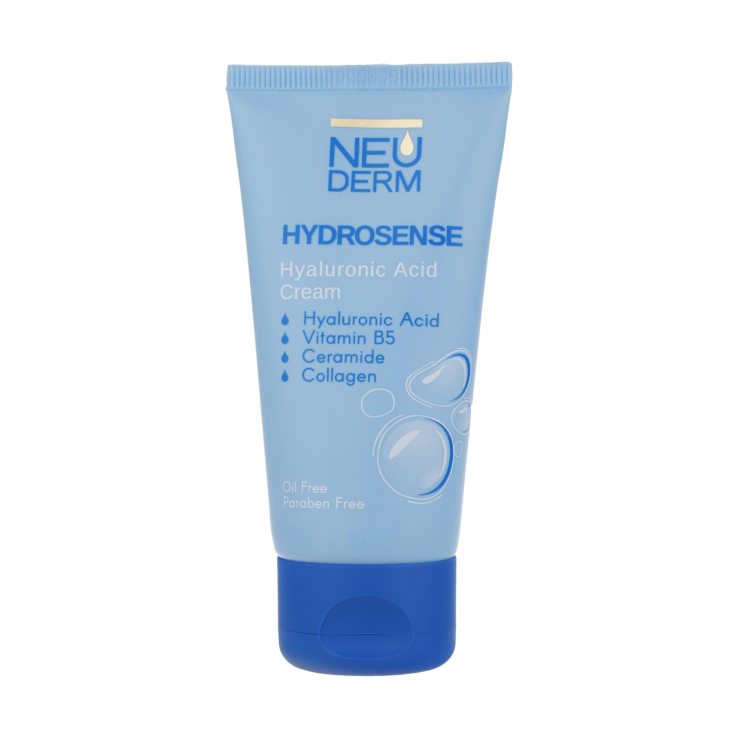 کرم ضد چروک نئودرم مدل Hyaluronic حجم 50 میلی لیتر کرم ضد چروک طلایی