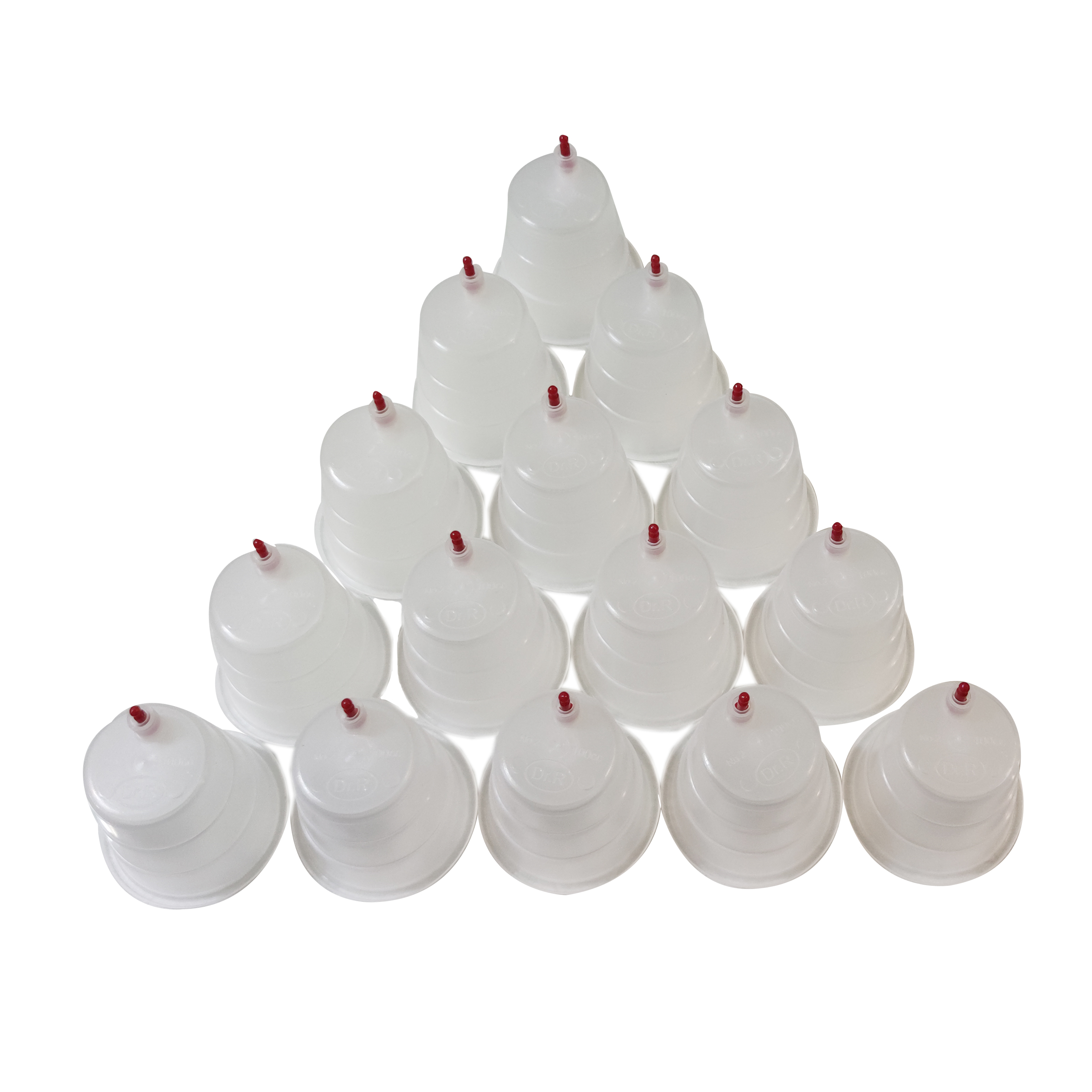 لیوان بادکش مدل CAP100cc بسته 15 عددی مکمل تجهیزات پزشکی طلایی