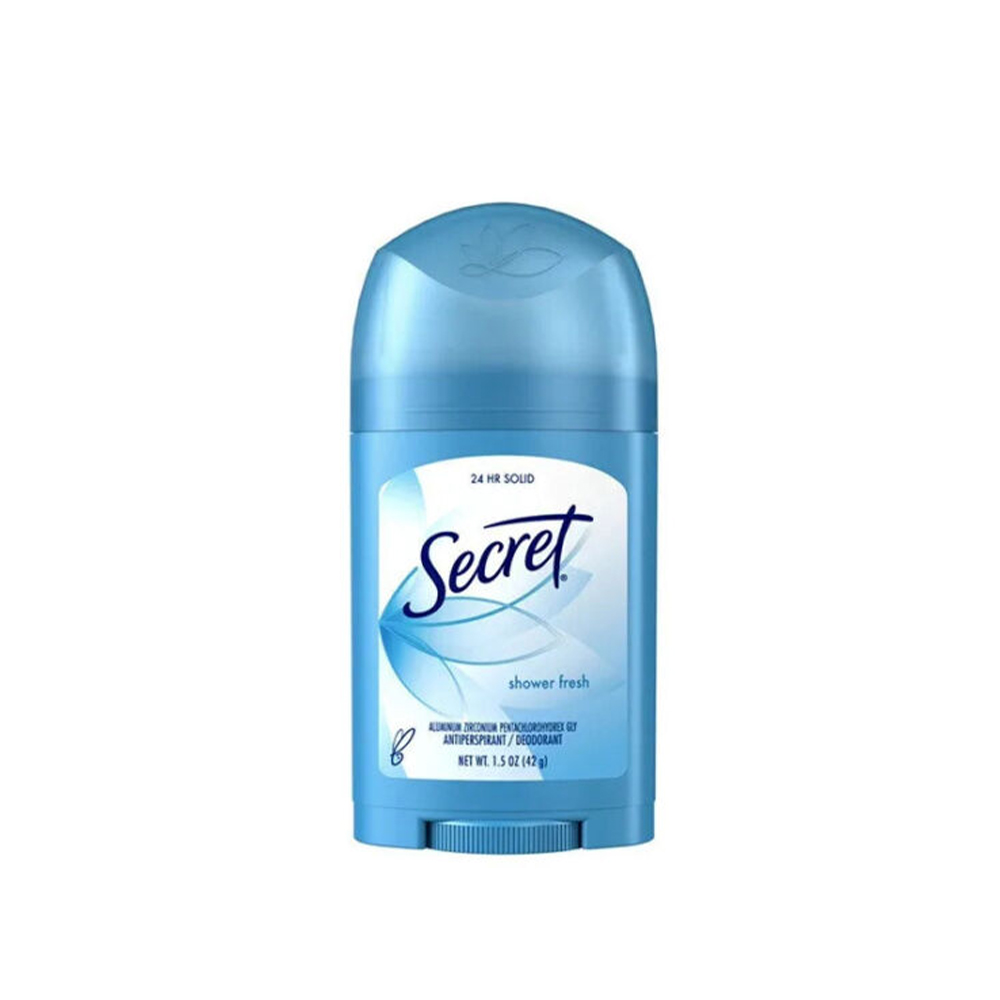 استیک ضد تعریق زنانه سکرت مدل Shower Fresh وزن 42 گرم استیک ضد تعریق طلایی