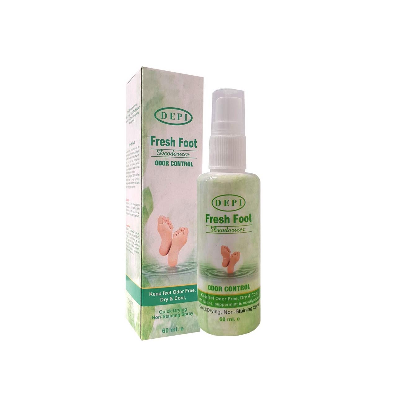 اسپری رفع ترک پا دپی مدل Fresh Foot حجم 60 میلی لیتر کرم ترک پا طلایی