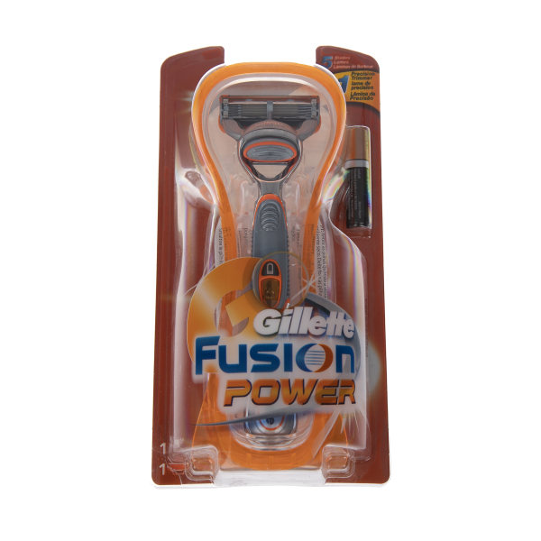 خود تراش مردانه ژیلت مدل Fusion Power تیغ و یدک اصلاح طلایی