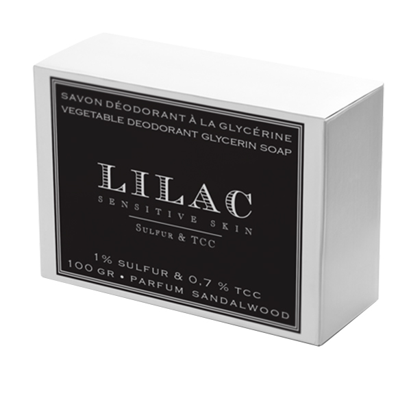 صابون شستشو لیلاک مدل Sulfur & TCC وزن 100 گرم صابون شستشو طلایی