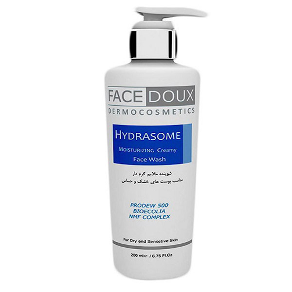 ژل شستشو صورت فیس دوکس مدل HYDRASOME حجم ۲۰۰ میلی لیتر پاک کننده آرایش صورت طلایی