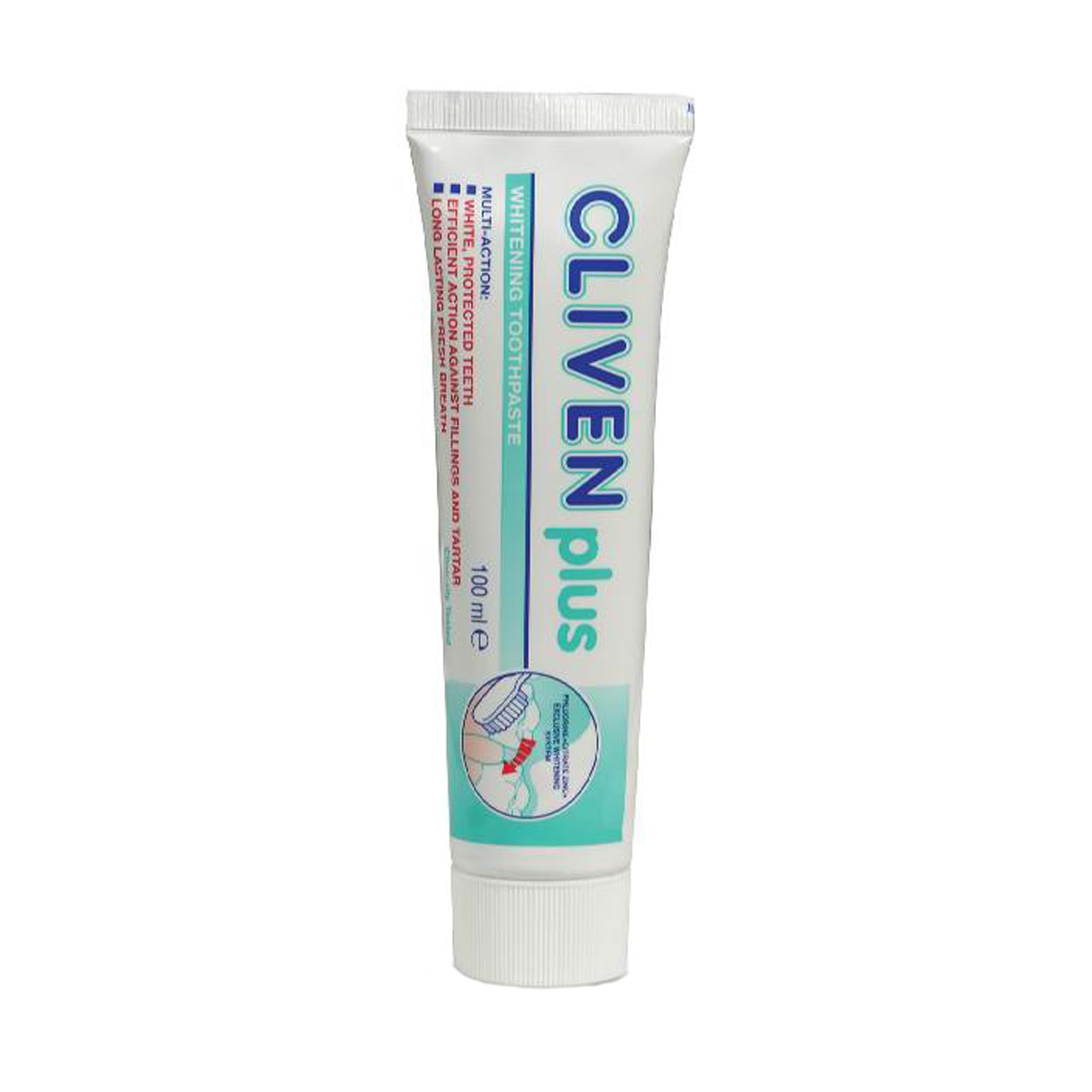 خمیر دندان سفید کننده کلیون مدل Whitening Toothpaste حجم 100 میلی لیتر خمیر دندان طلایی