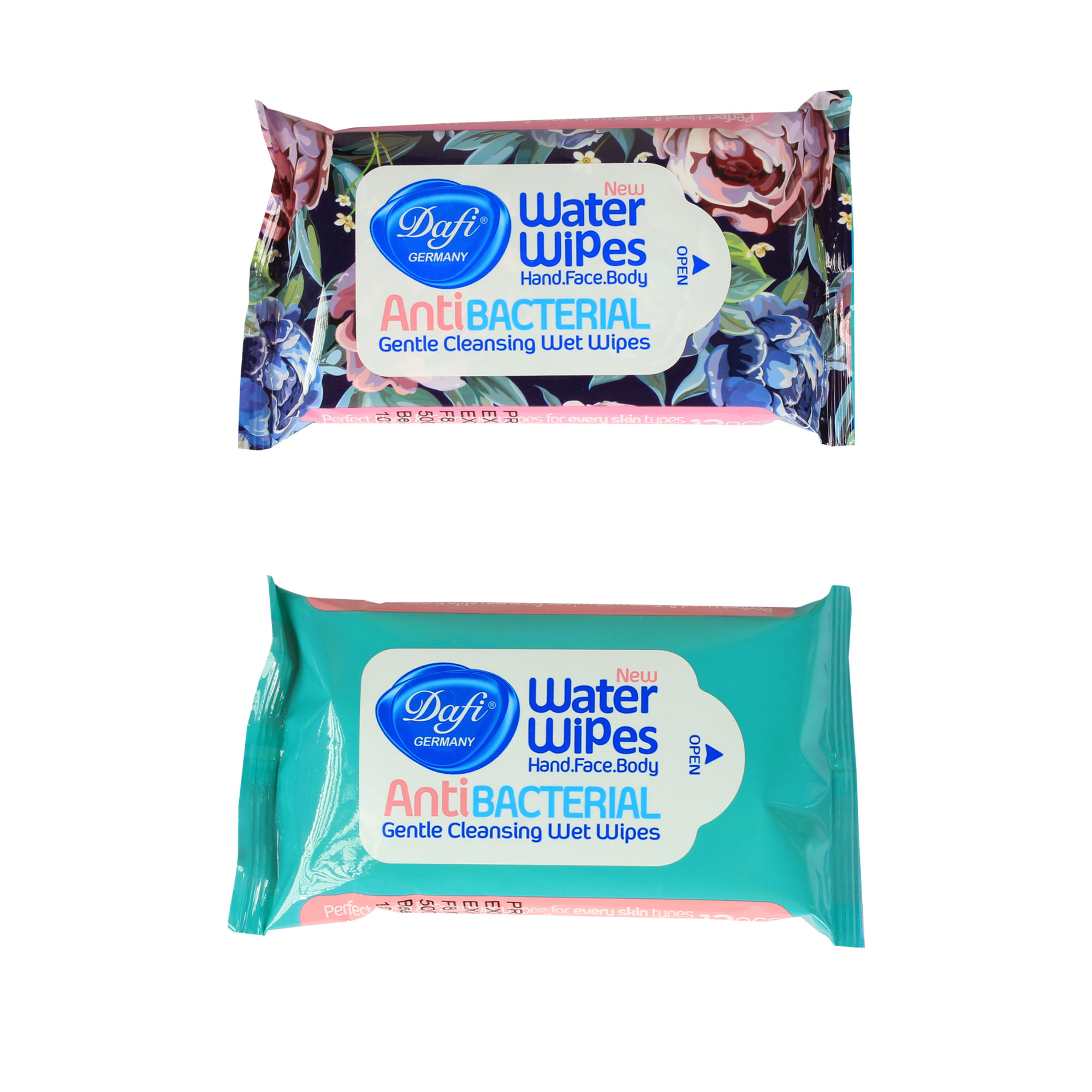 دستمال مرطوب دافی مدل Anti bacterial G10 مجموعه 2 عددی دستمال مرطوب طلایی