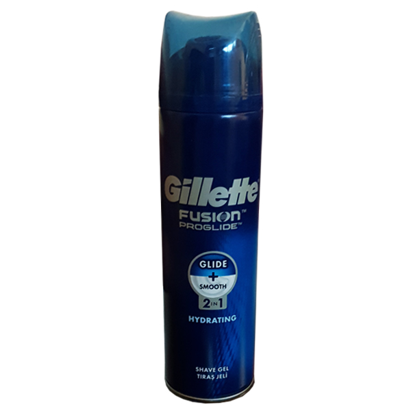 ژل اصلاح ژیلت سری Fusion مدل Proglide حجم 200 میلی لیتر ژل و فوم اصلاح طلایی
