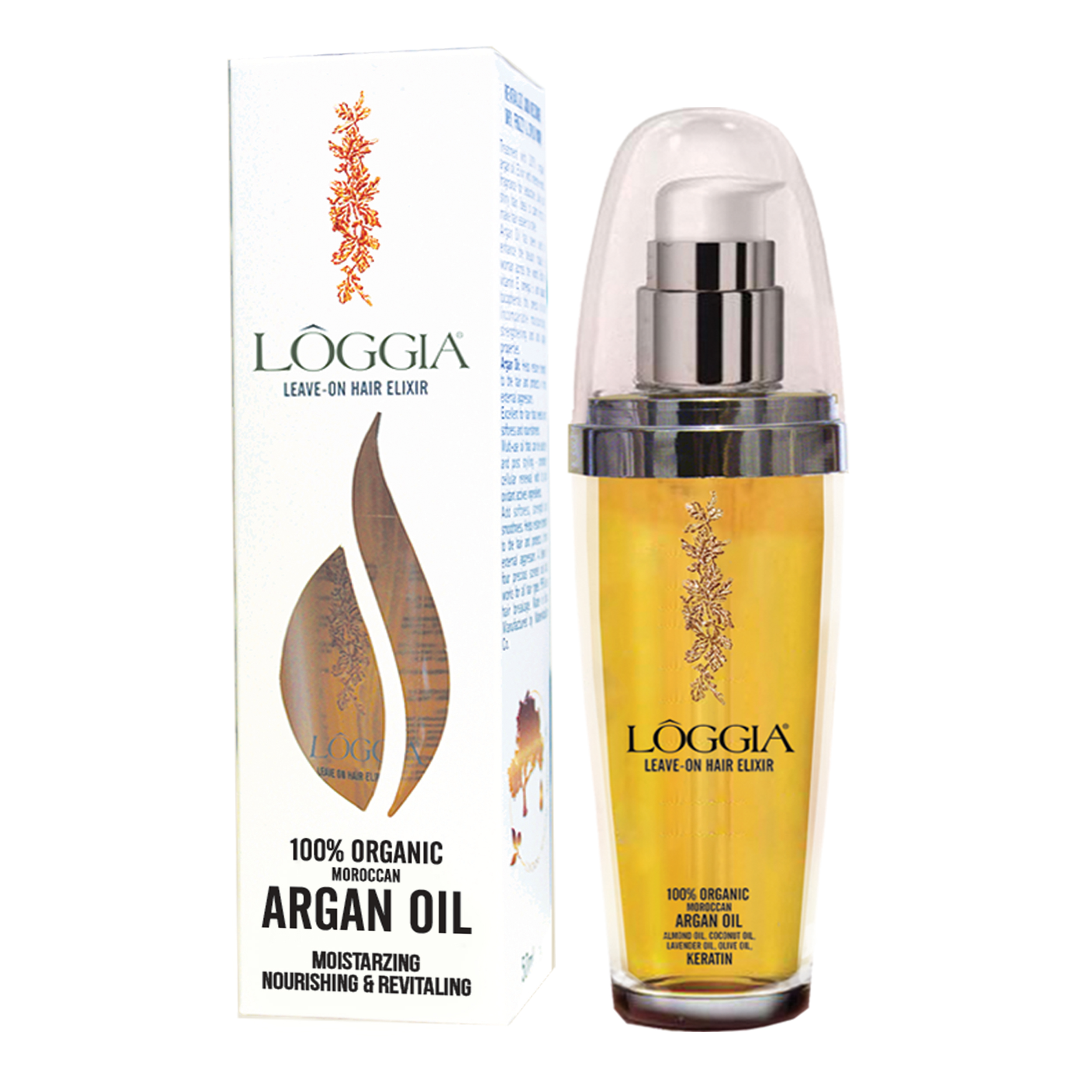 روغن آرگان لوجیا کد AM3 حجم 50 میلی لیتر روغن مو طلایی