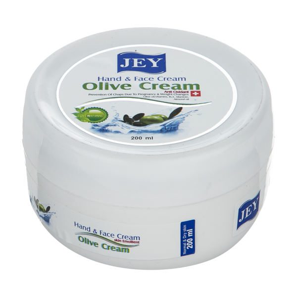 کرم دست و صورت جی مدل روغن زیتون حجم 200 میلی لیتر کرم و روغن رفع ترک بدن طلایی