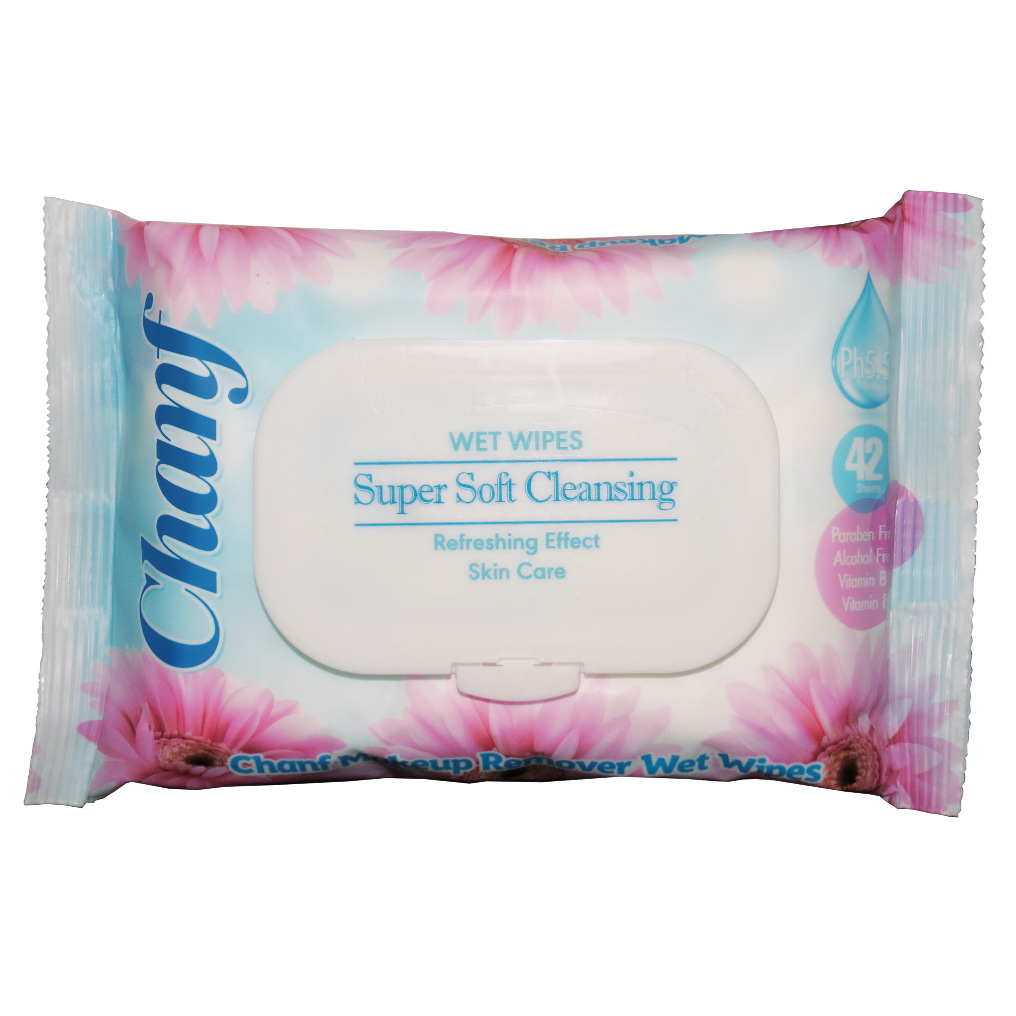 دستمال مرطوب چانف مدل Super Soft بسته 42 عددی دستمال مرطوب طلایی