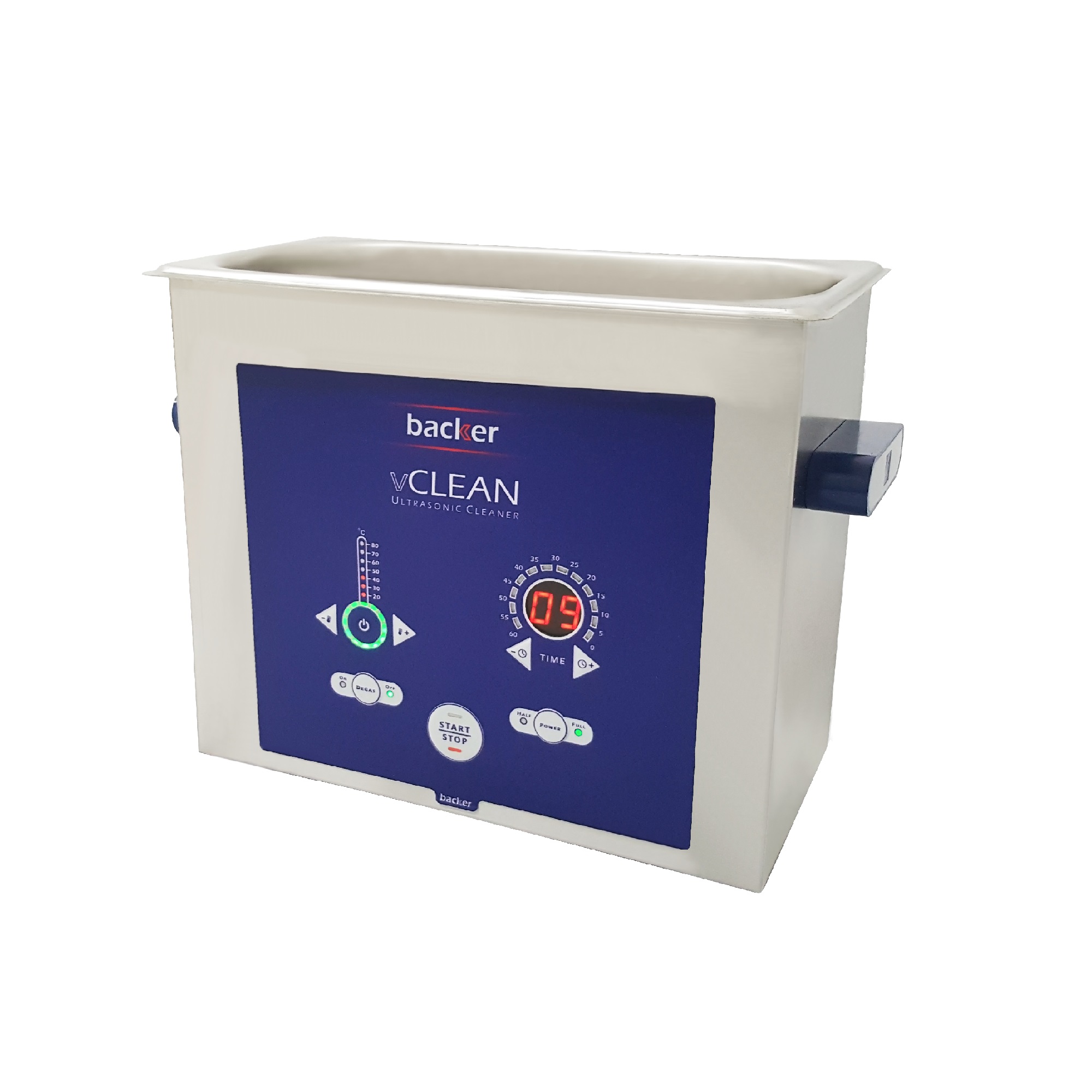 حمام التراسونیک بکر مدل vCLEAN1-L9 حمام آلتراسونیک طلایی