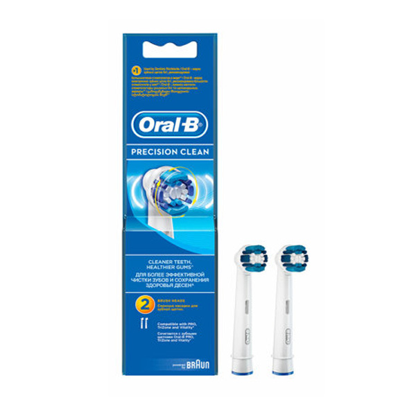 سری یدک مسواک برقی اورال-بی مدل PRECISION CLEAN بسته 2 عددی مسواک برقی طلایی