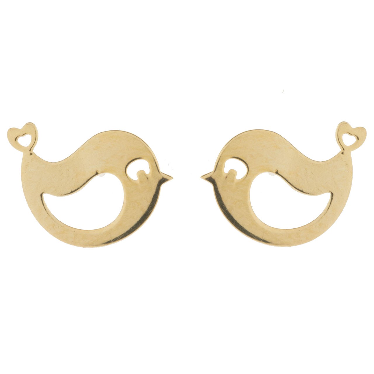 گوشواره طلا 18 عیار دخترانه مایا ماهک مدل ME0722 گوشواره طلا دخترانه طلایی