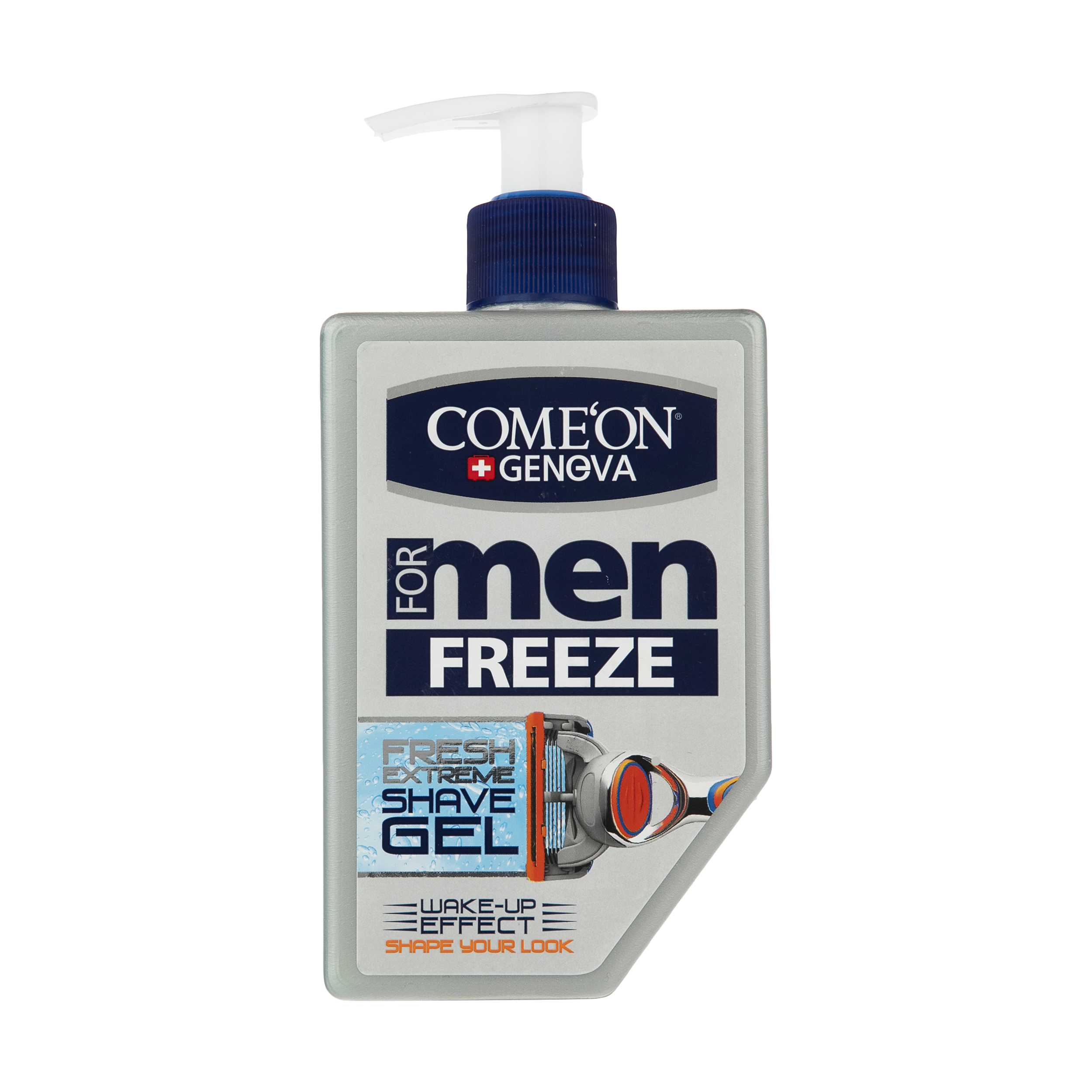 ژل اصلاح کامان مدل FREEZE حجم 260 میلی لیتر ژل و فوم اصلاح طلایی