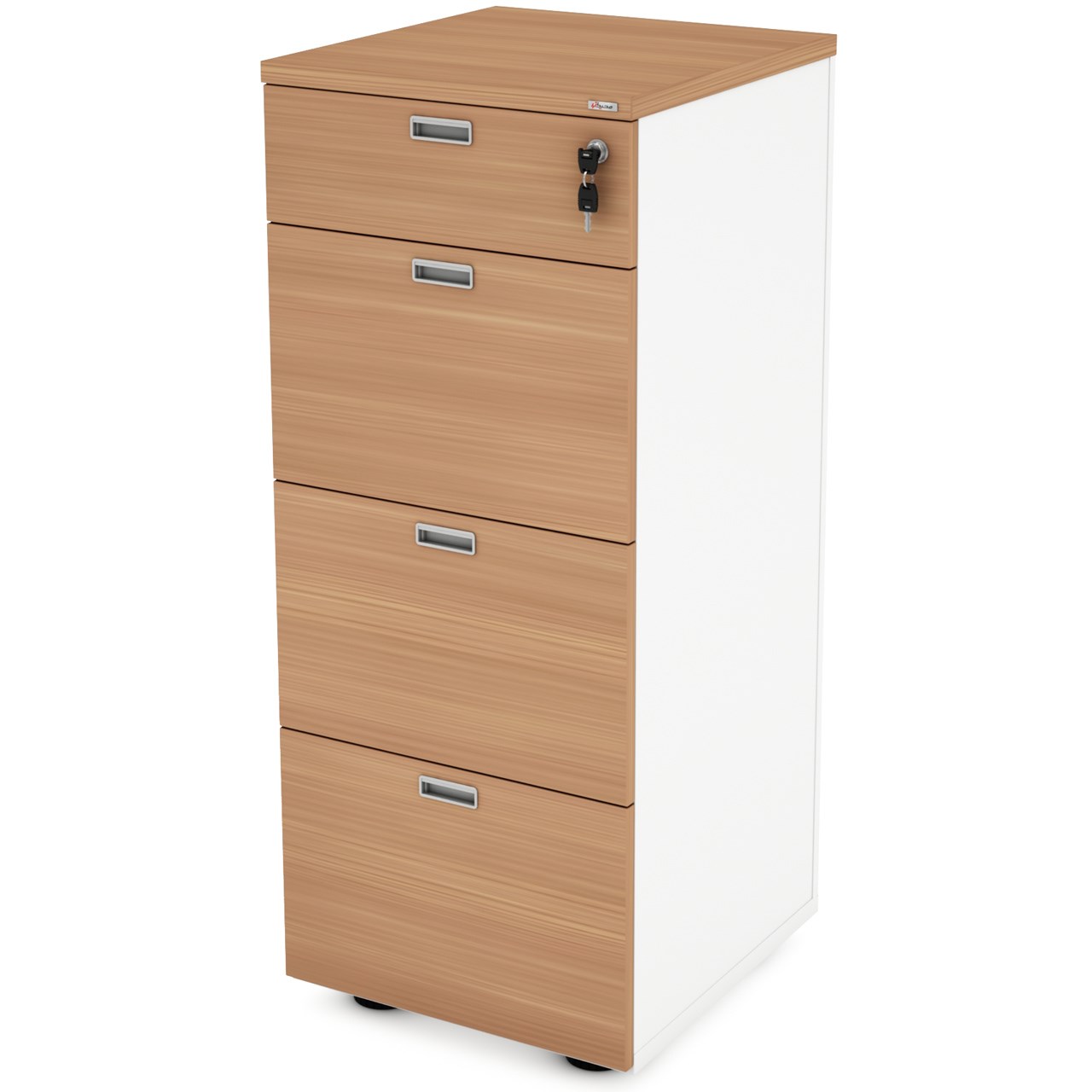 فایل کشویی محیط آرا مدل Quick 9087N-0106 کمد فایل و قفسه اداری طلایی