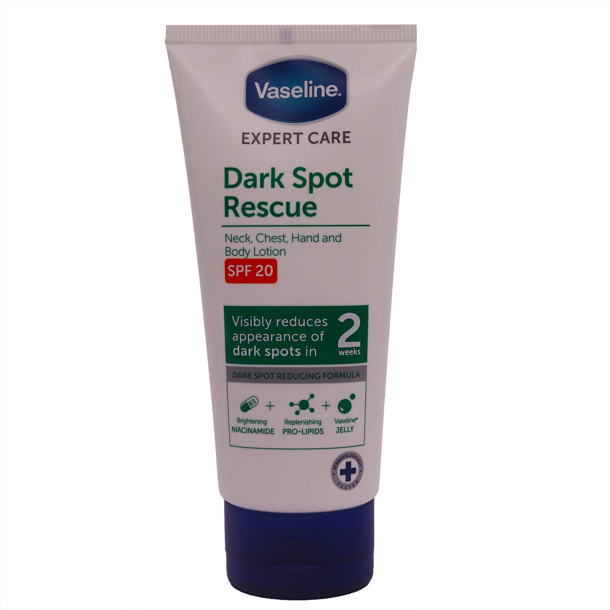 کرم ضد لک وازلین مدل Dark spot Rescue حجم 100 میلی لیتر کرم ضد لک طلایی