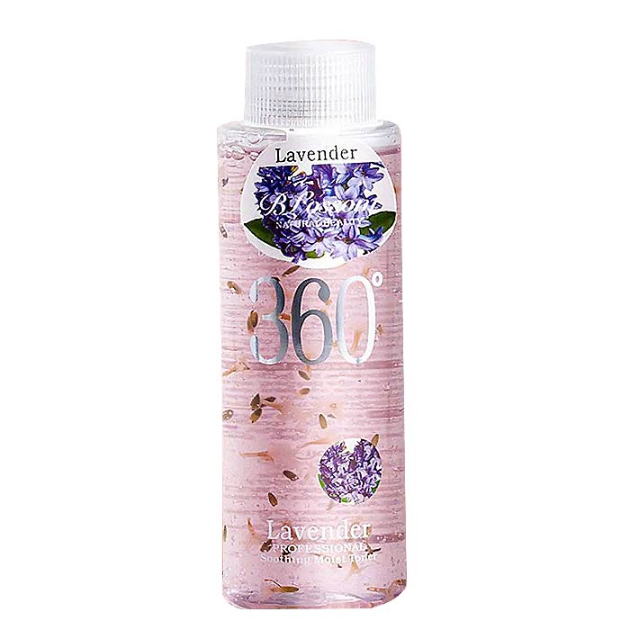تونر پاک کننده آرایش صورت 360 مدل Lavender حجم 300 میلی لیتر تونر طلایی