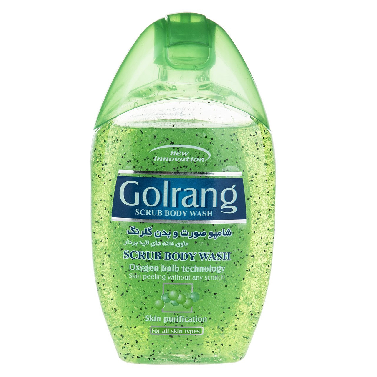 شامپو بدن گلرنگ مدل Scrub Green مقدار 280 گرم شامپو بدن طلایی