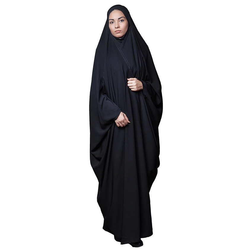 چادر عبایی حجاب فاطمی مدل بیروتی ژورژت ژاپن کد Jor 5910 چادر طلایی