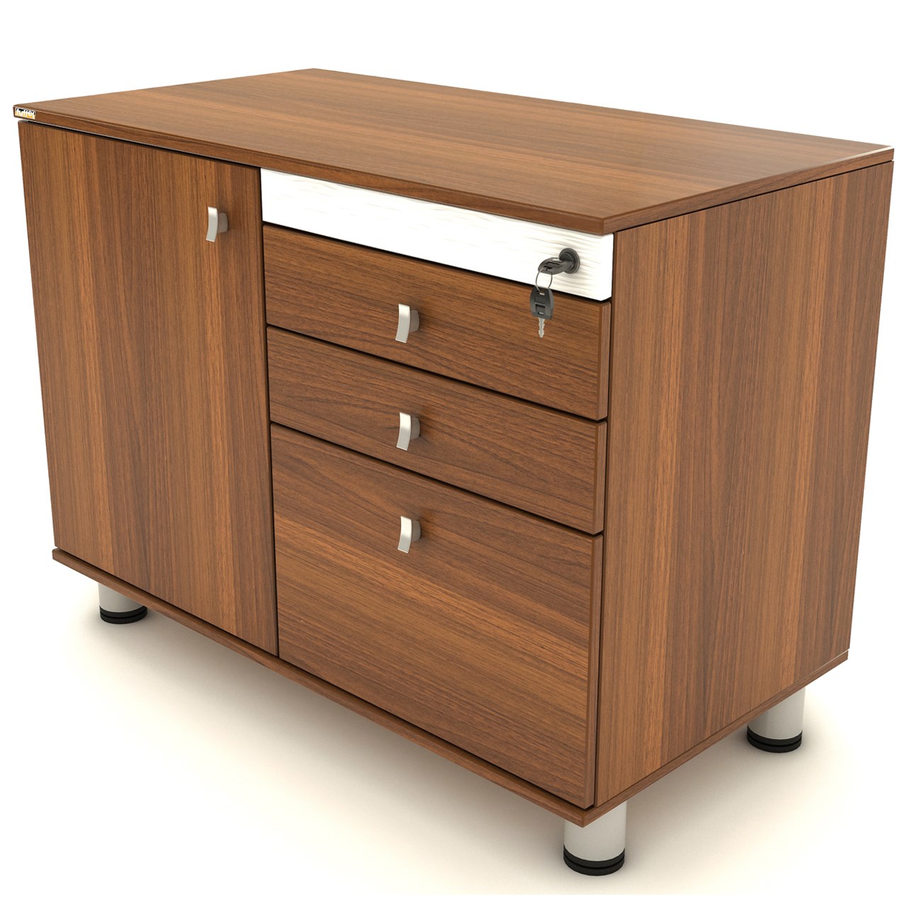 کمد اداری فـوفل مدل S103 R94 رنگ G1 کمد فایل و قفسه اداری طلایی