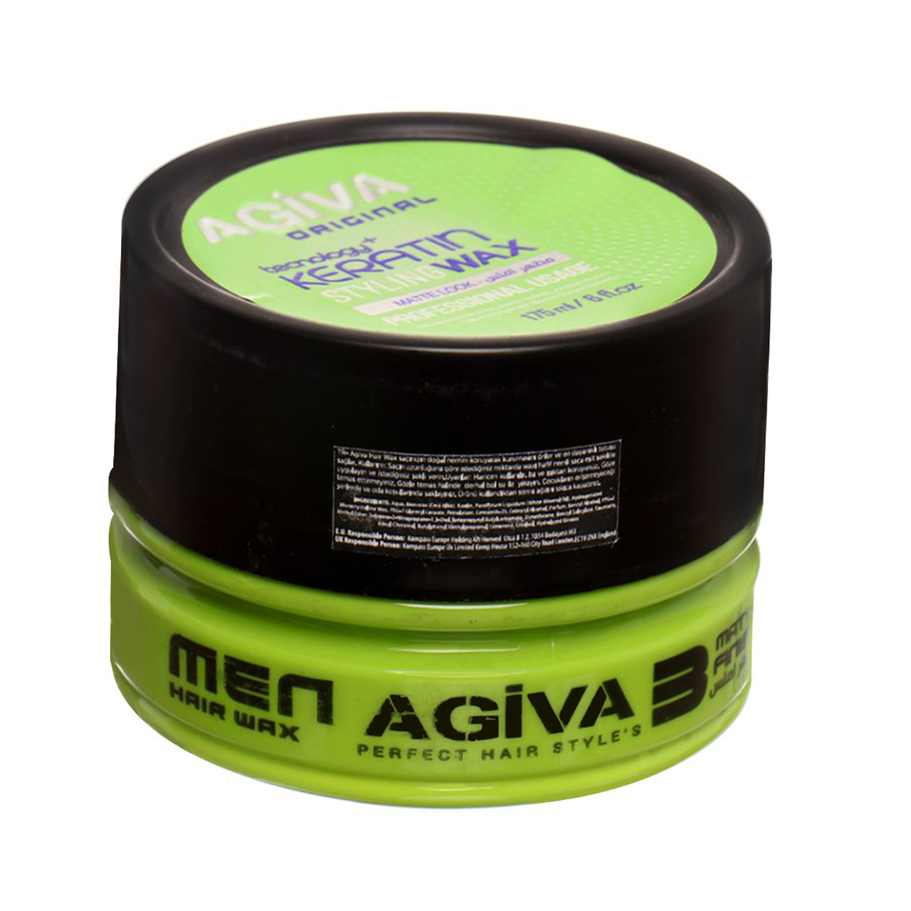 واکس مو آگیوا مدل G_Keratin Styling حجم 175 میلی لیتر واکس مو طلایی