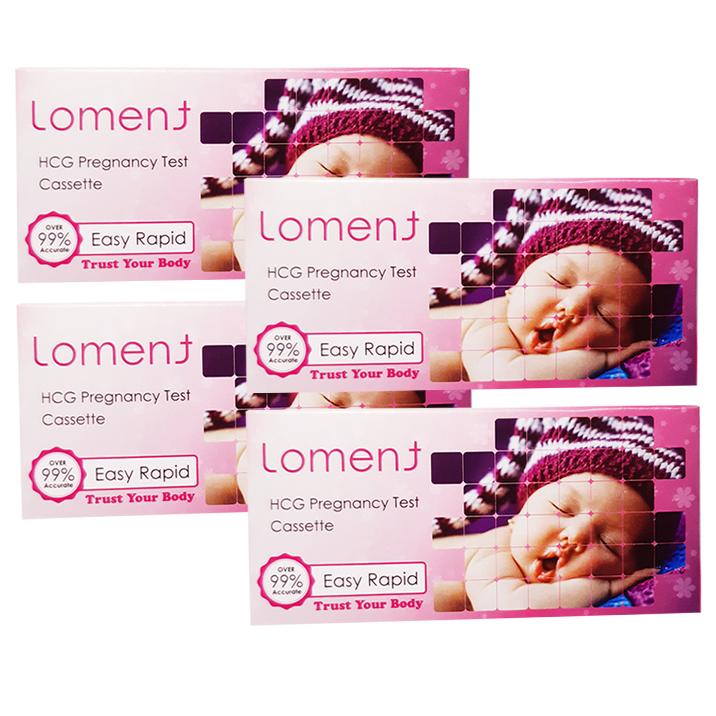 بی بی چک لومنت مدل Cassette4 مجوعه 4 عددی تست خانگی طلایی