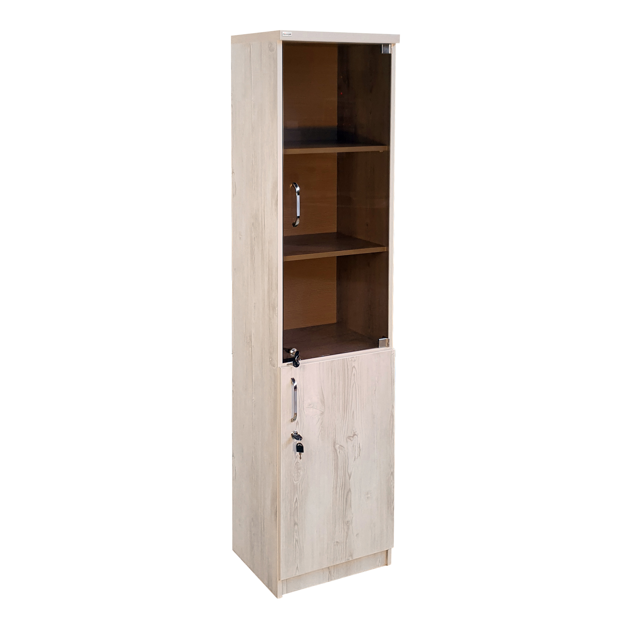 فایل اداری هیراد مدل K112-MDF کمد فایل و قفسه اداری طلایی