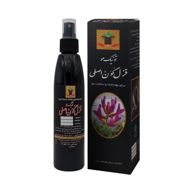 محلول تقویت کننده مو و ابرو فردین آذر مدل قزل گون حجم 220 میلی لیتر تقویت کننده مو طلایی