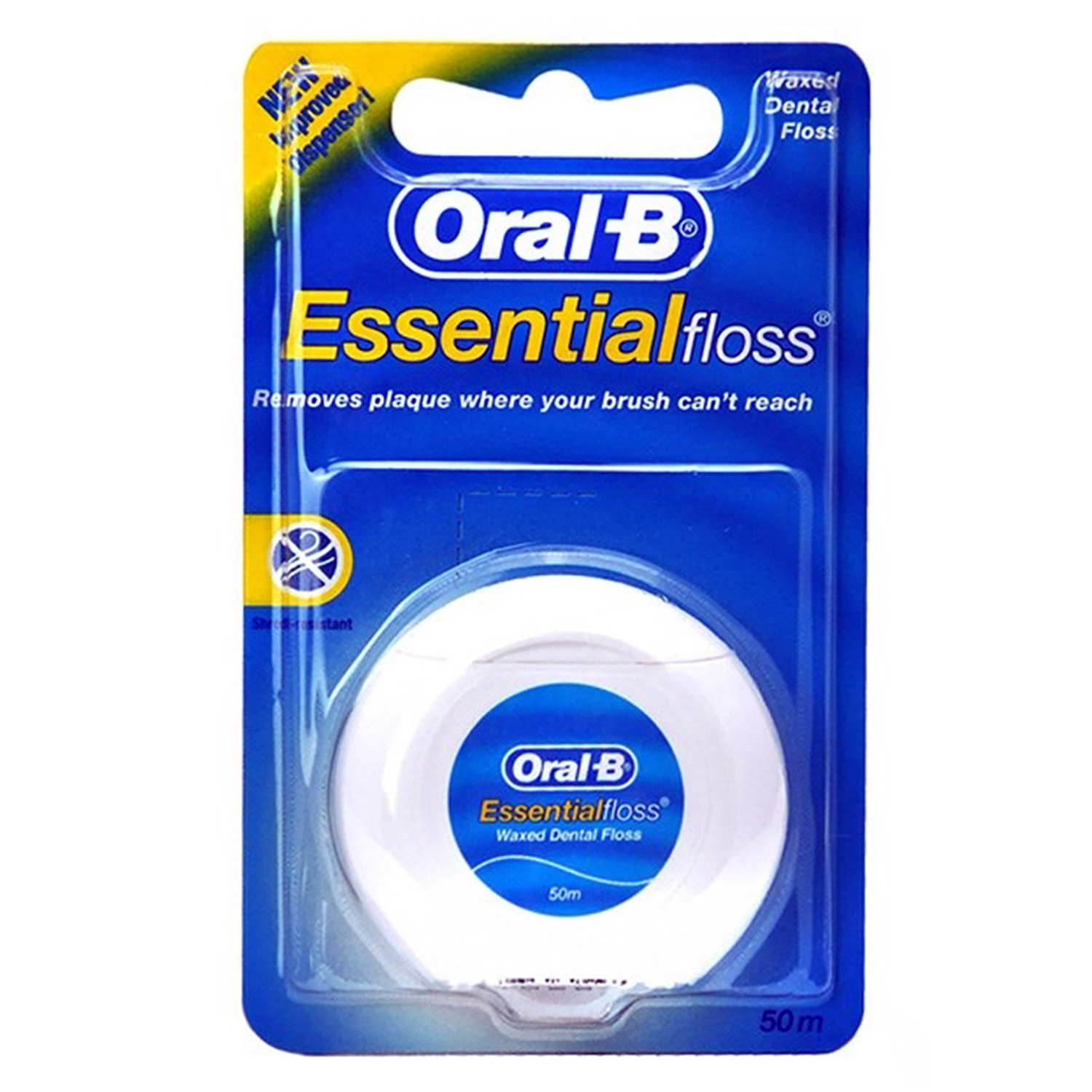 نخ دندان اورال-بی مدل Essential Floss نخ دندان طلایی