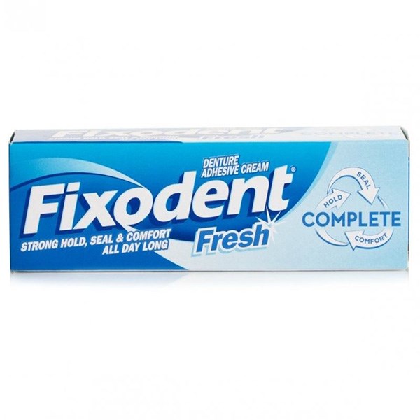 چسب دندان مصنوعی فیکسودنت مدل Fresh وزن 40 گرم چسب دندان مصنوعی طلایی