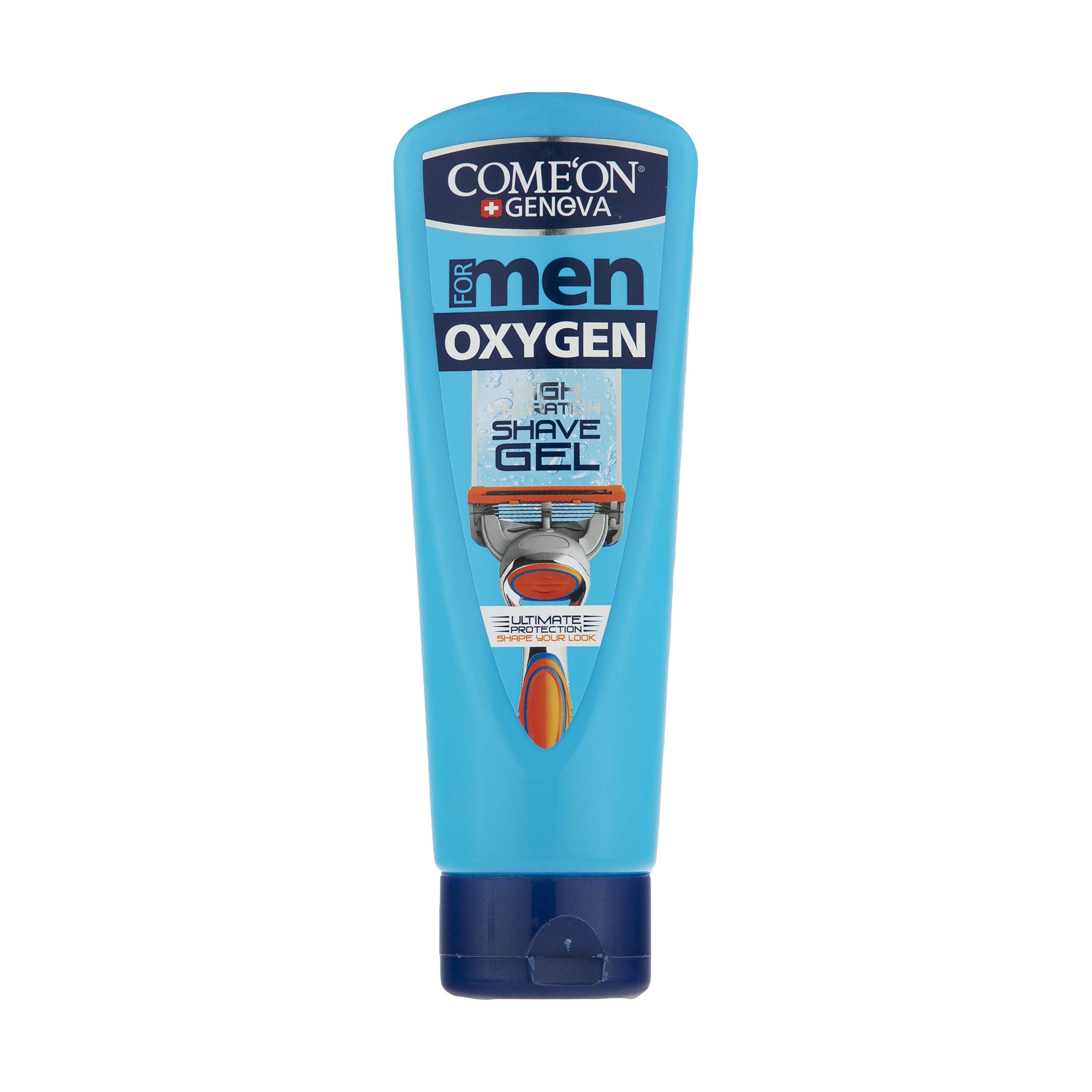 ژل اصلاح کامان مدل Oxygen حجم 200 میلی لیتر ژل و فوم اصلاح طلایی