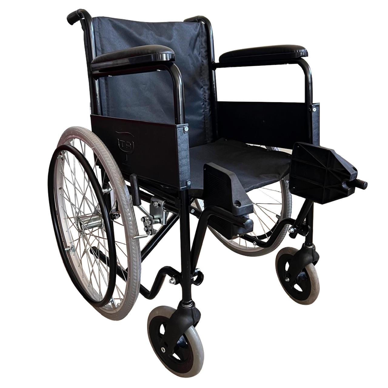 ویلچر یکتا تجهیز البرز مدل ساده استاندارد کد YTA-1801CS ویلچر طلایی