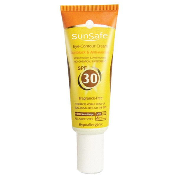 کرم دور چشم حاوی ضد آفتاب سان سیف SPF30 حجم 20 میلی لیتر زیورآلات طلا مردانه طلایی