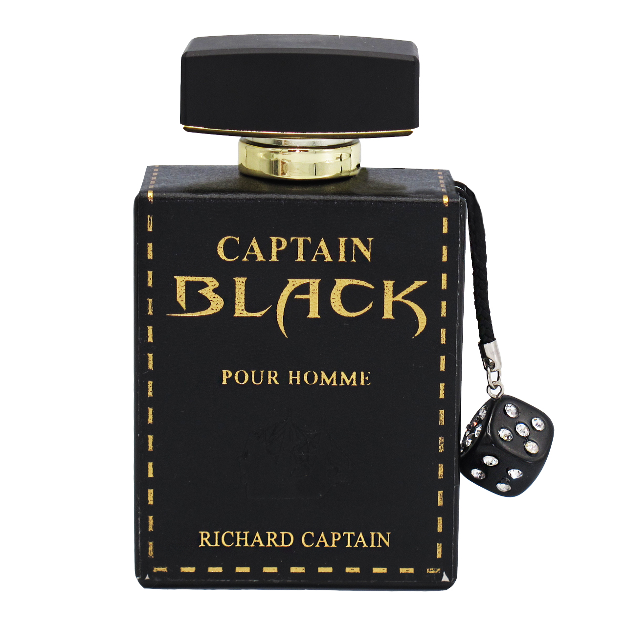 ادو پرفیوم مردانه کاپتان بلک ورد مدل Richard Captain حجم 100 میلی لیتر عطر و ادکلن مردانه طلایی