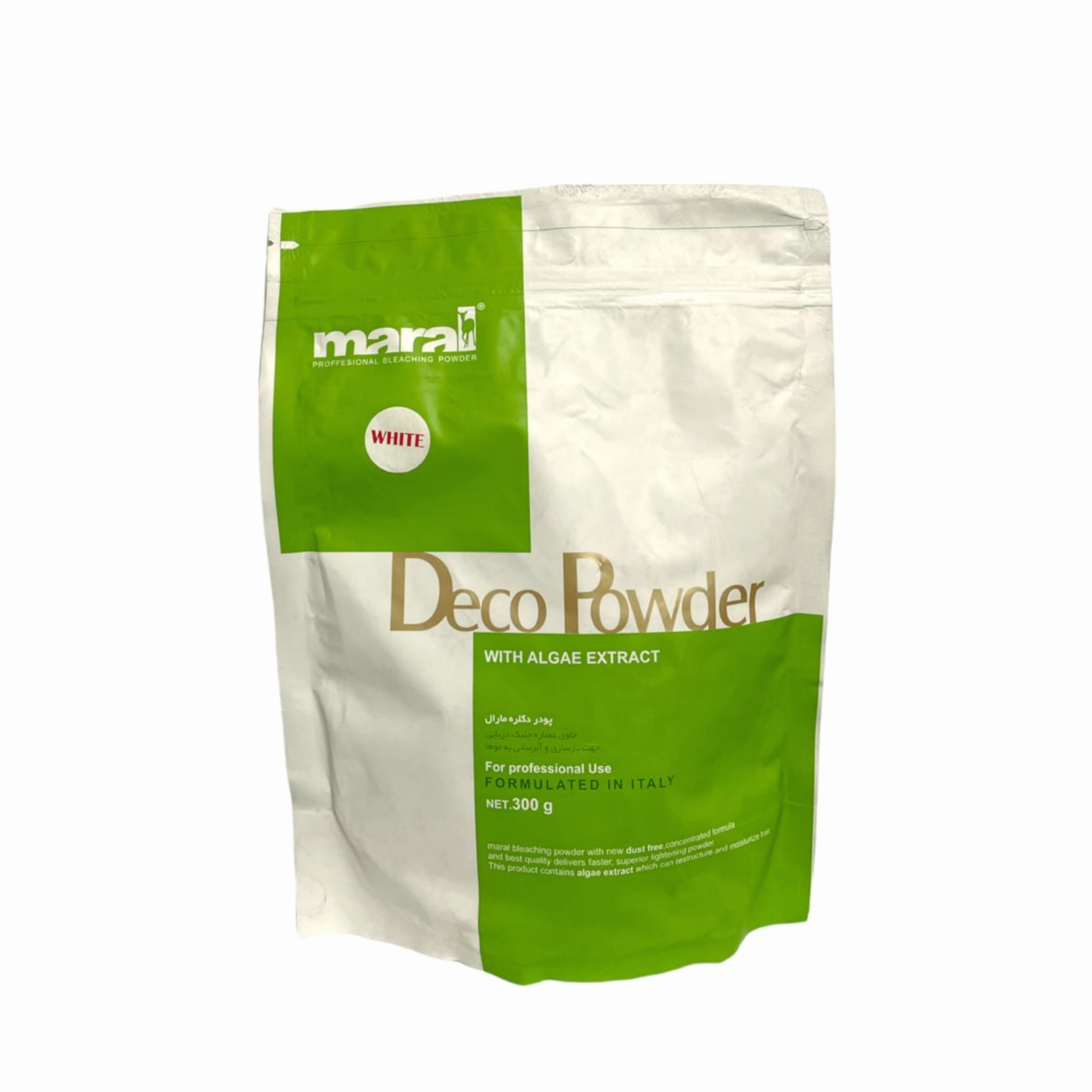پودر دکلره مارال مدل WITH ALGAE EXTRACT وزن 300 گرم بی رنگ کننده مو طلایی