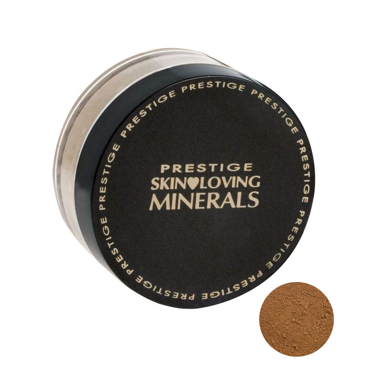 پودر تثبیت کننده پرستیژ مدل GENTLE FINISH MINERAL شماره MFN-07 تثبیت کننده آرایش طلایی