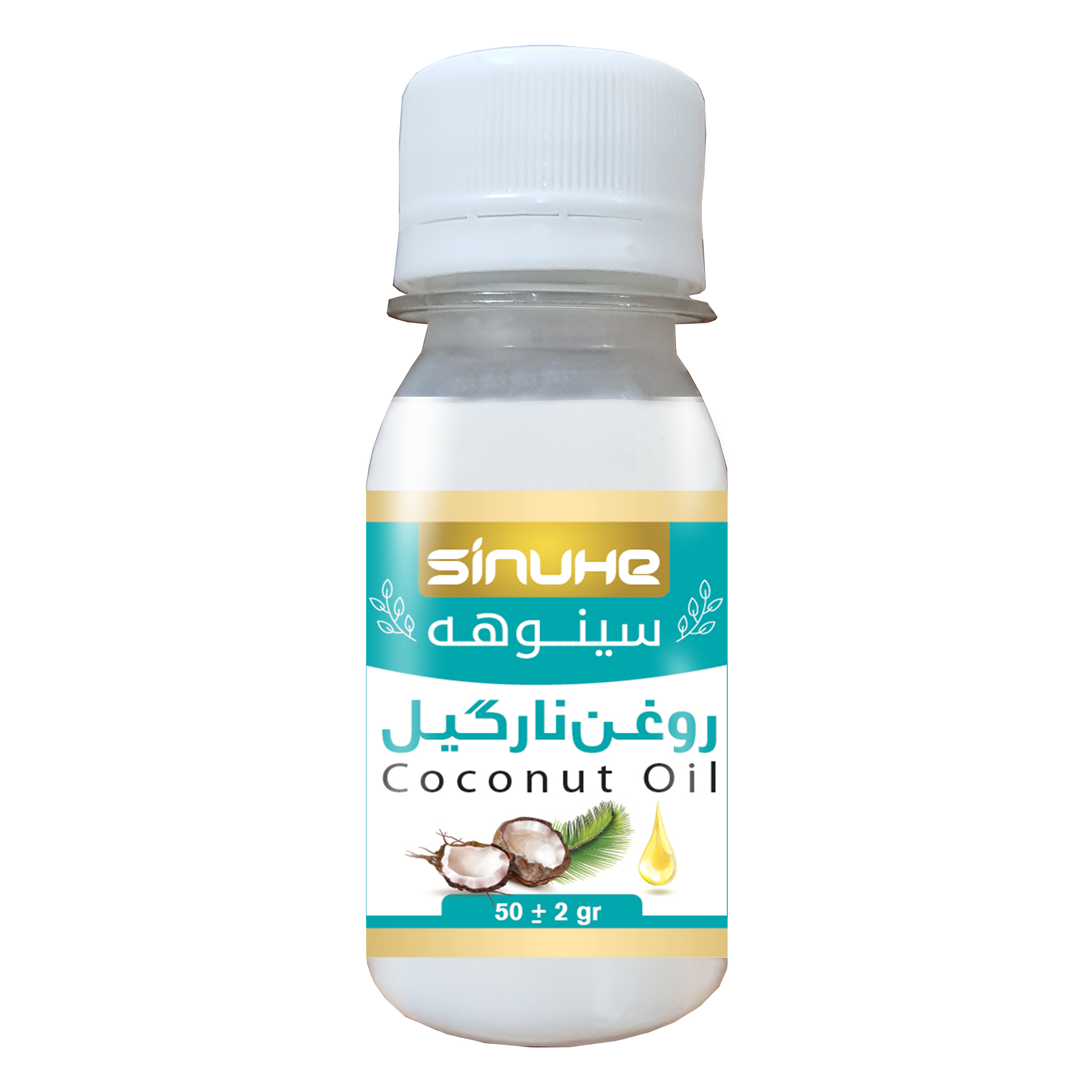 روغن مو سینوهه مدل نارگیل حجم 60 میلی لیتر روغن مو طلایی