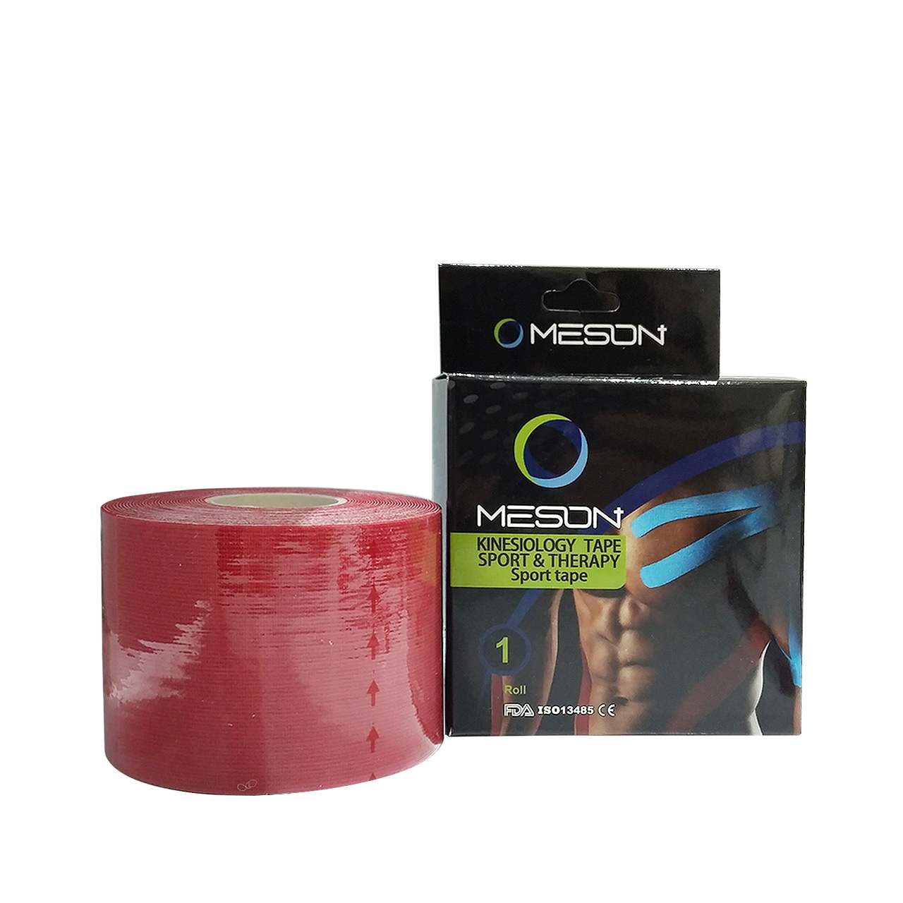 چسب ورزشی میسون مدل Kinesiology Tape Red چسب و پد درمانی طلایی