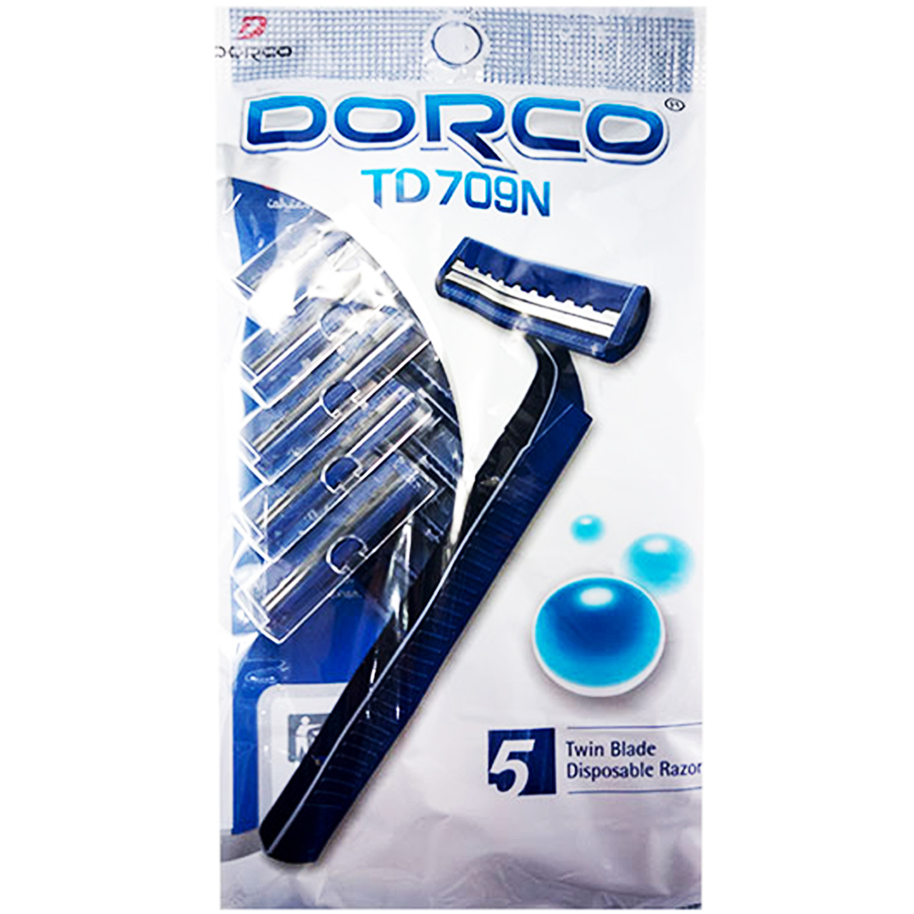 خود تراش دورکو مدل TD709N بسته 5 عددی تیغ و یدک اصلاح طلایی