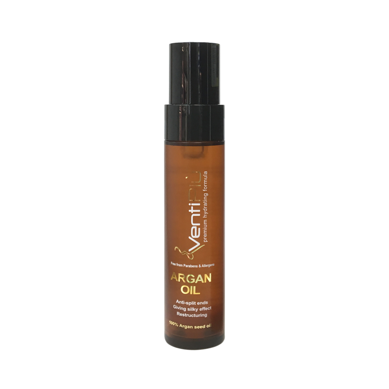 روغن آرگان ونتی مدل Premium Hydrating Formula حجم 60 میلی لیتر روغن مو طلایی