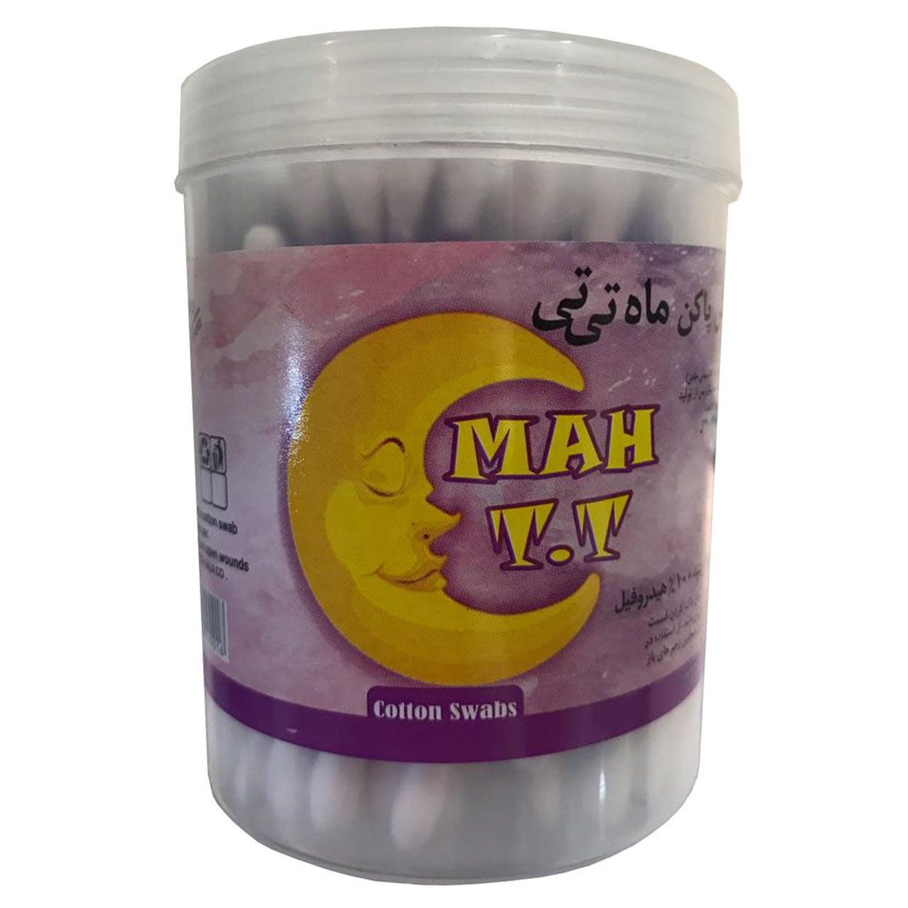 گوش پاک کن ماه تی تی مدل XS013 بسته 100 عددی گوش پاک کن طلایی