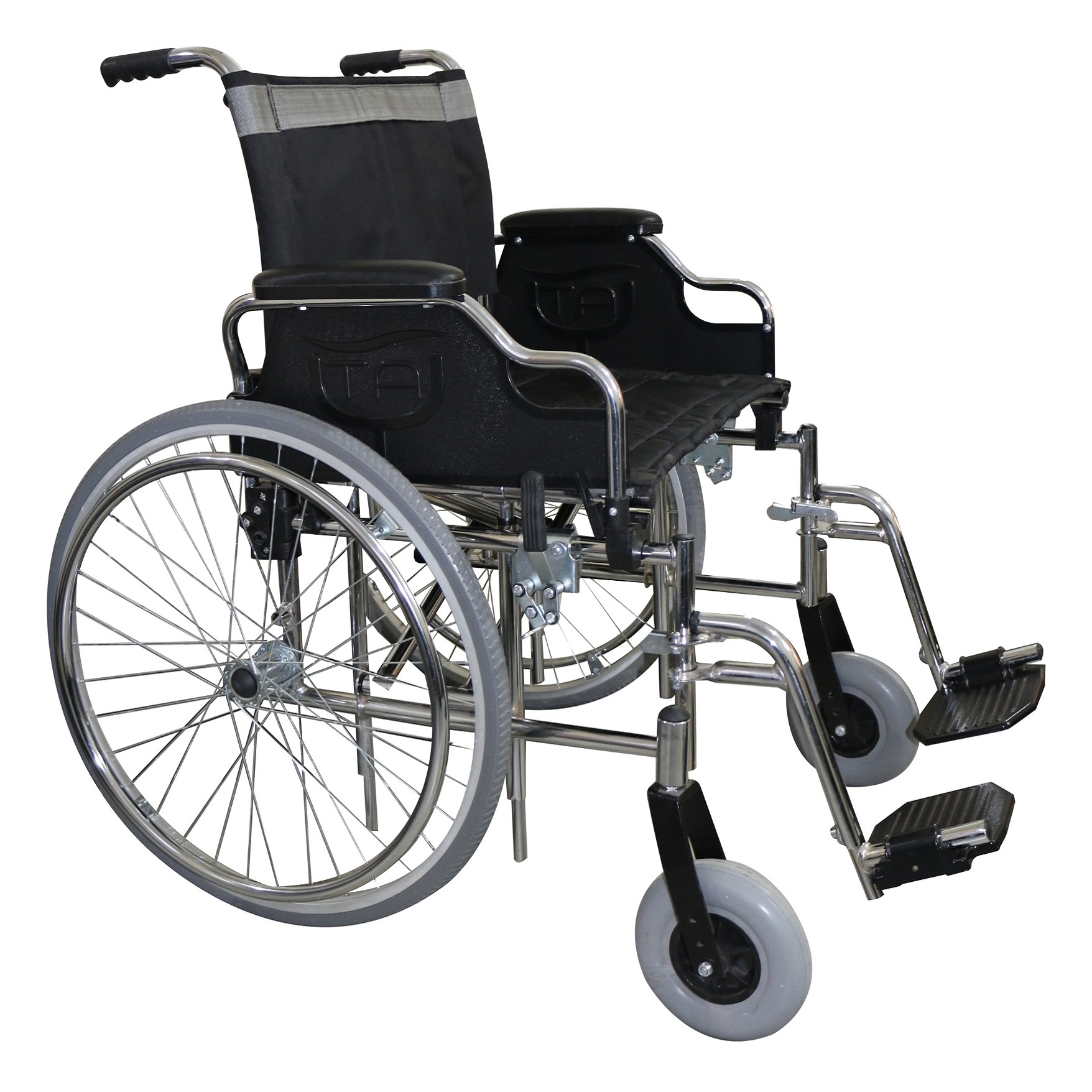 ویلچر یکتا تجهیز البرز مدل YTA-1805 Double Over Size ویلچر طلایی