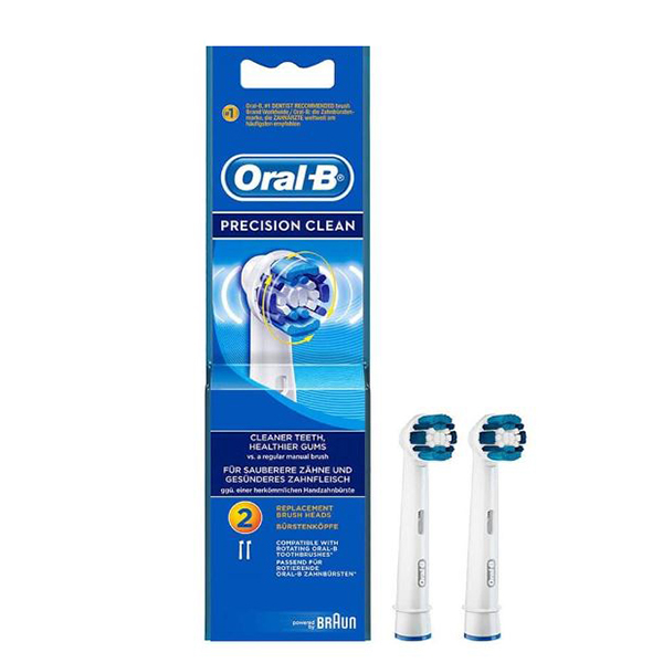 سری مسواک برقی اورال بی مدل Oral-B Precision Clean بسته 2 عددی مسواک برقی طلایی