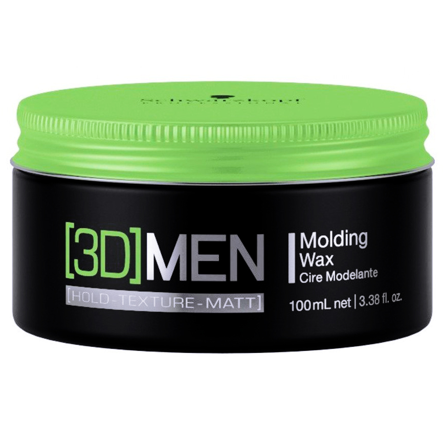 واکس حالت دهنده مو شوآرزکوف سری 3D MEN حجم 100 میلی لیتر واکس مو طلایی