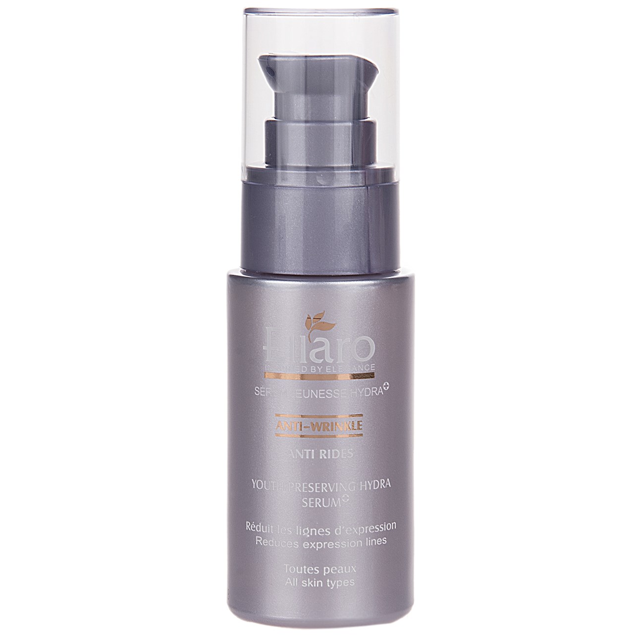 سرم ضد چروک الارو مدل Youth Preserving Hydra Serum Plus حجم 30 میلی لیتر سرم پوست طلایی