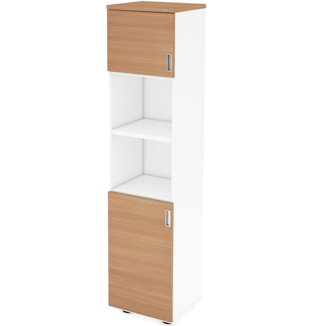کتابخانه محیط آرا مدل Quick 9471L-0106 کمد فایل و قفسه اداری طلایی