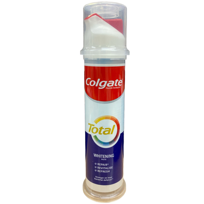 خمیر دندان کلگیت مدل Total حجم 100 میلی لیتر خمیر دندان طلایی