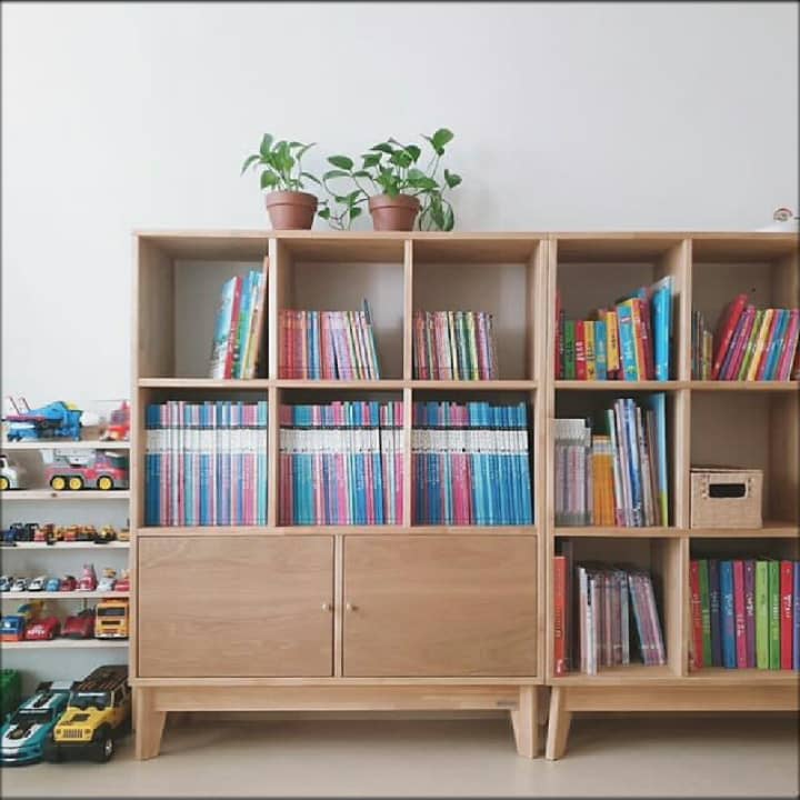 کتابخانه مدل Kora002 کتابخانه طلایی