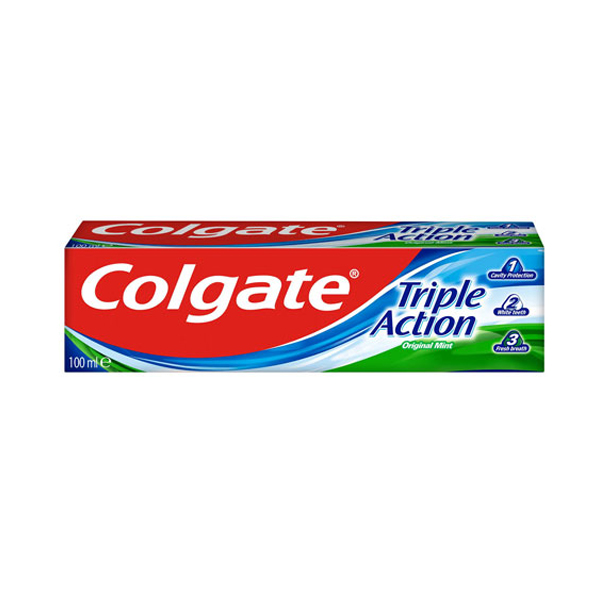 خمیر دندان کلگیت مدل Whiter Teeth حجم 100 میلی لیتر خمیر دندان طلایی